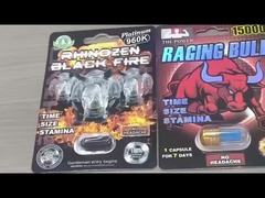 Long Lasting Rhino Male Enhancement Supplements Men's Power Tablets Strong Aluminum Cover